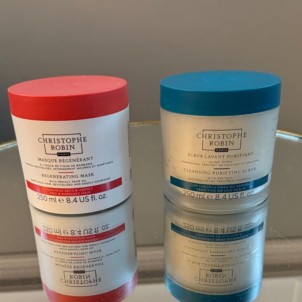 Christophe Robin Regenerating Mask and Cleansing Purifying Scrub Set